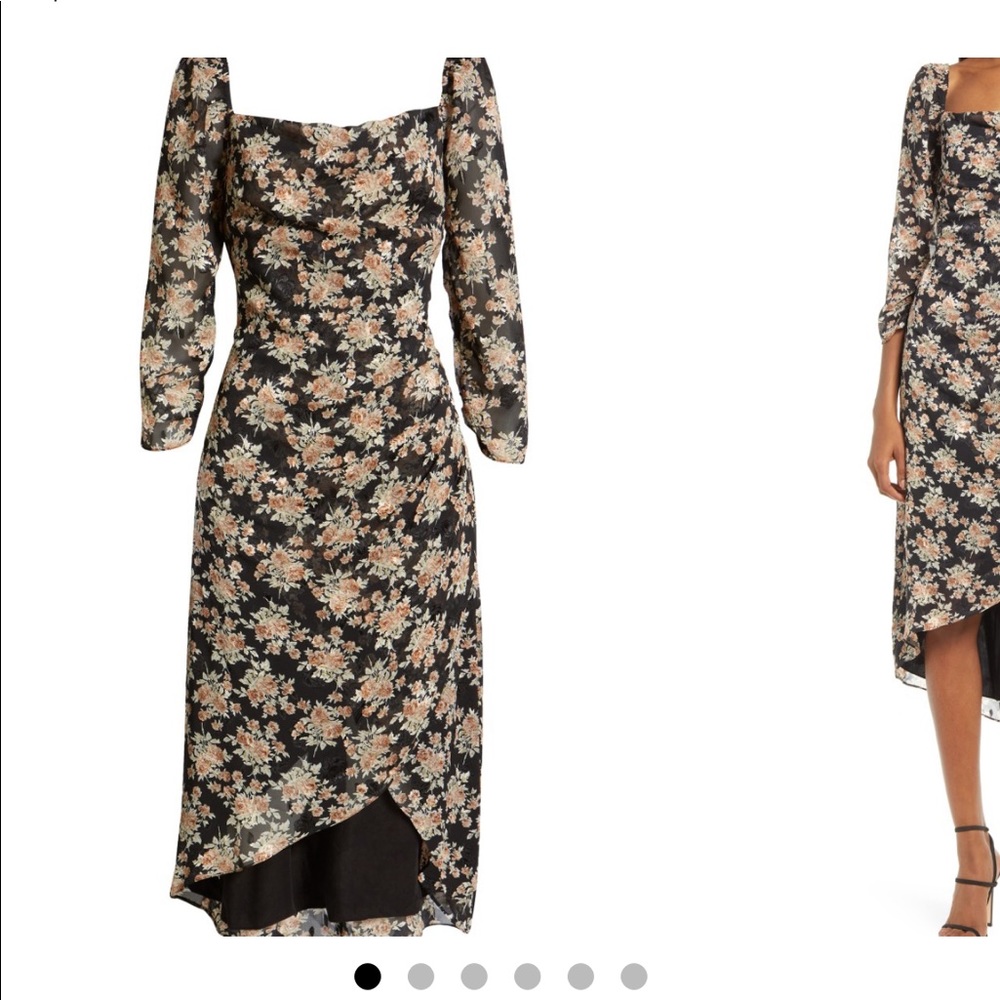 Beautiful floral dress, perfect for wedding guests!